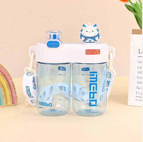 Dual Straw Water Bottle