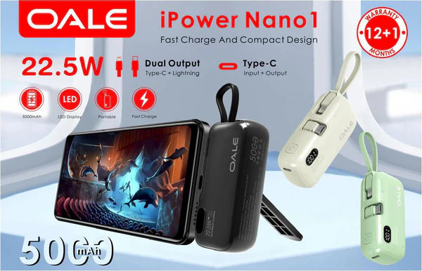 OALE iPower Nano1 Ultra-Compact 10000 mAh Power Bank